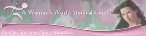 A Woman's World Medical Center logo